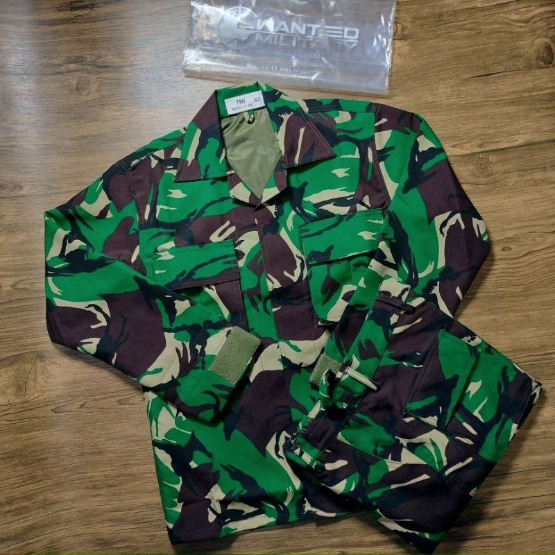 SETELAN BAJU : PDL TNI-AD VELBED [ RESLETING FURING ]