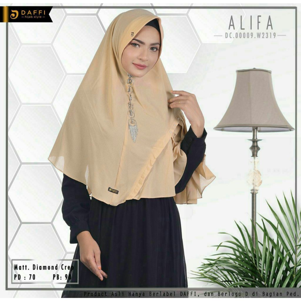 Hijab Daffi Alifa Series hijab instan jilbab instan berkualitas ORI Daffi