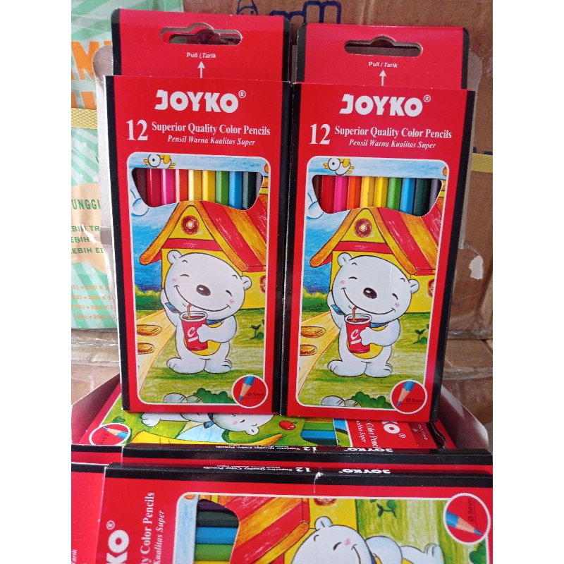 

klir kayu merek joyko isi 24wrn/12wrn panjang/12wrn pendek