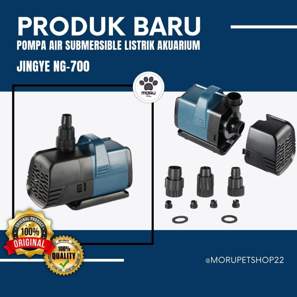 JINGYE Aquarium Fish Tank Aquaponics Amphibious Eco Water Pump