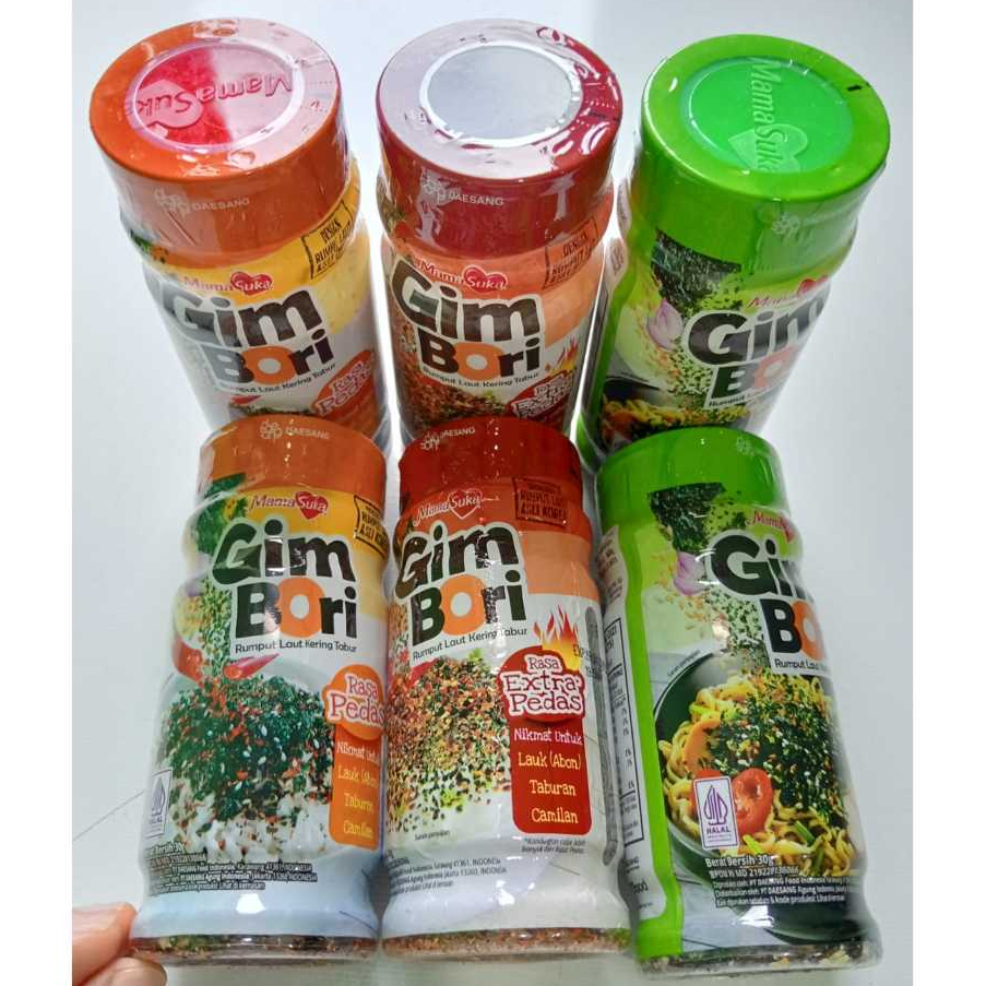 

Mamasuka rumput laut nori panggang / gimbori original / pedas / extra pedas 30gr