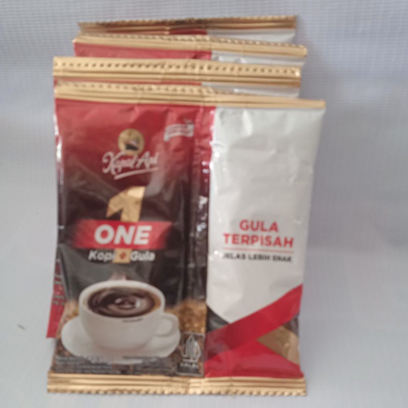 

kapal api one kopi + gula