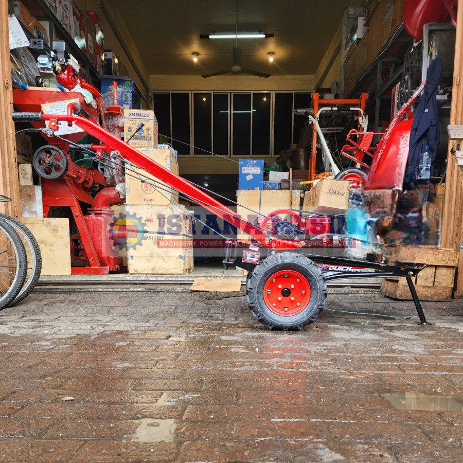 MESIN BAJAK SAWAH TRAKTOR TANGAN QUICK CAPUNG METAL TANPA MESIN