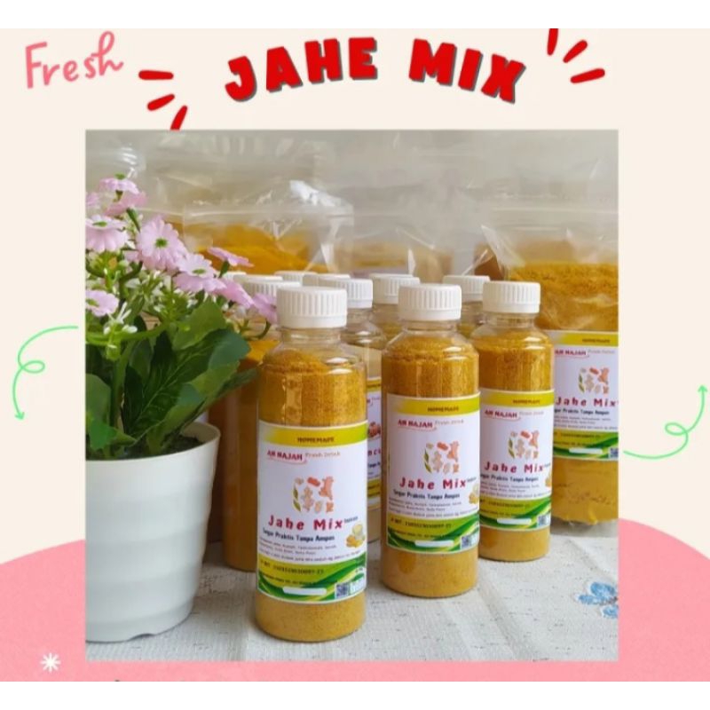 

Ekstrak Jahe Mix (Jahe, Kunyit, Temulawak, Sereh dan Kayumanis) Herbal Bubuk