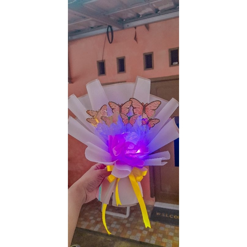 

buket kupu kupu led murah
