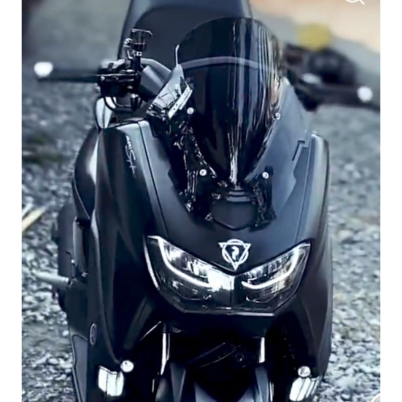 Windshield Visor Model V-6 Tameng Kaca Depan Yamaha  Nmax 155 New & Old Best Quality Lucky variasi m