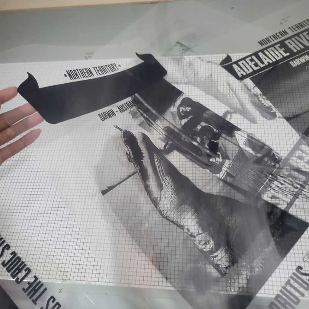 

print clear film untuk sablon film bening ukuran A0 dan A1