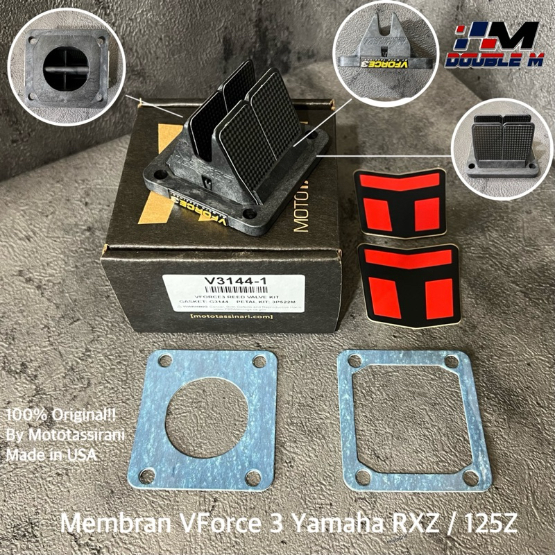 Promo Membran Vforce V Force 3 V3144-1 Yamaha Rxz 125Z Original Made In Usa Termurah