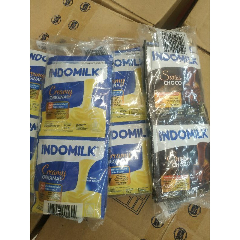 

INDOMILK Susu kental mamis sachet 1 ct isi 20 renceng