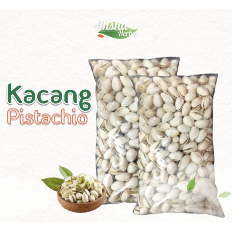 

Kacang Fustuk/Pistachio Kemasan 250gr, 500gr dan 1kg