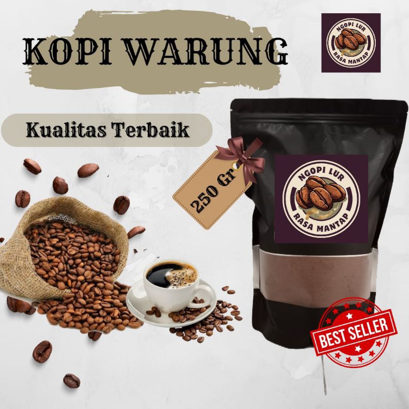 

KOPI BUBUK WARUNG MURNI TANPA CAMPURAN ISI 250GR