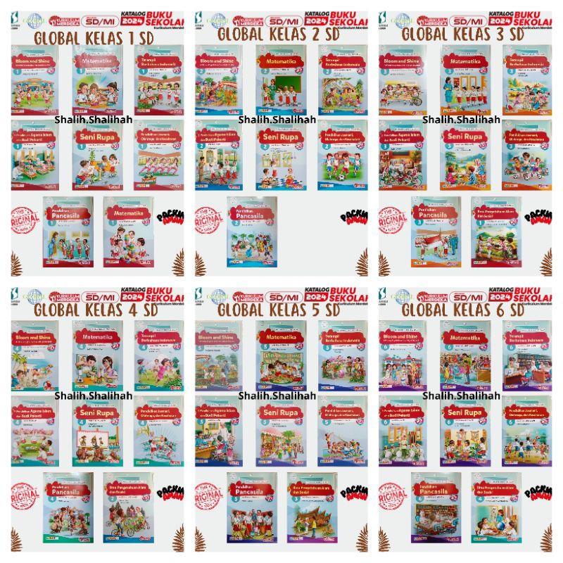 Buku Paket Global Kurikulum Merdeka KSP Kelas 1 2 3 4 5 6 SD Tiga Serangkai