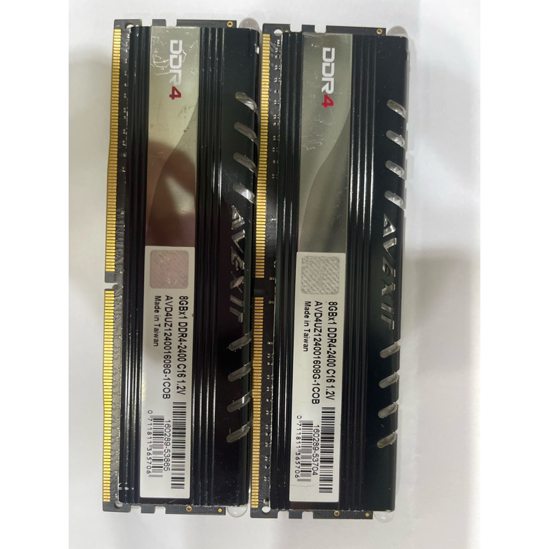 RAM 16GB 2400MHz DDR4 8GB X2 AVEXIR LED DUAL CHANNEL