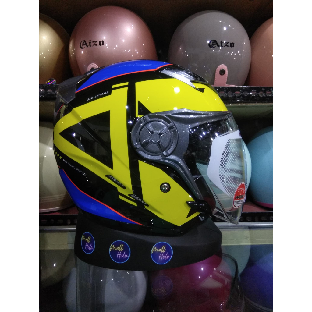 HELM NHK GLADIATOR MOTIF GRANDE DOUBLE VISOR