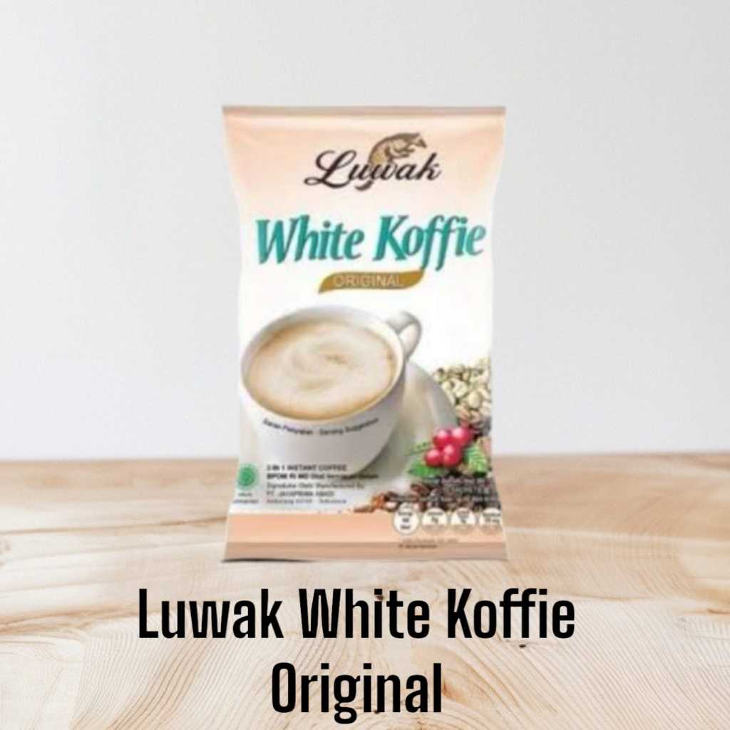 

LUWAK WHITE KOFFIE RENCENGAN 10PCS / KOPI / MINUMAN