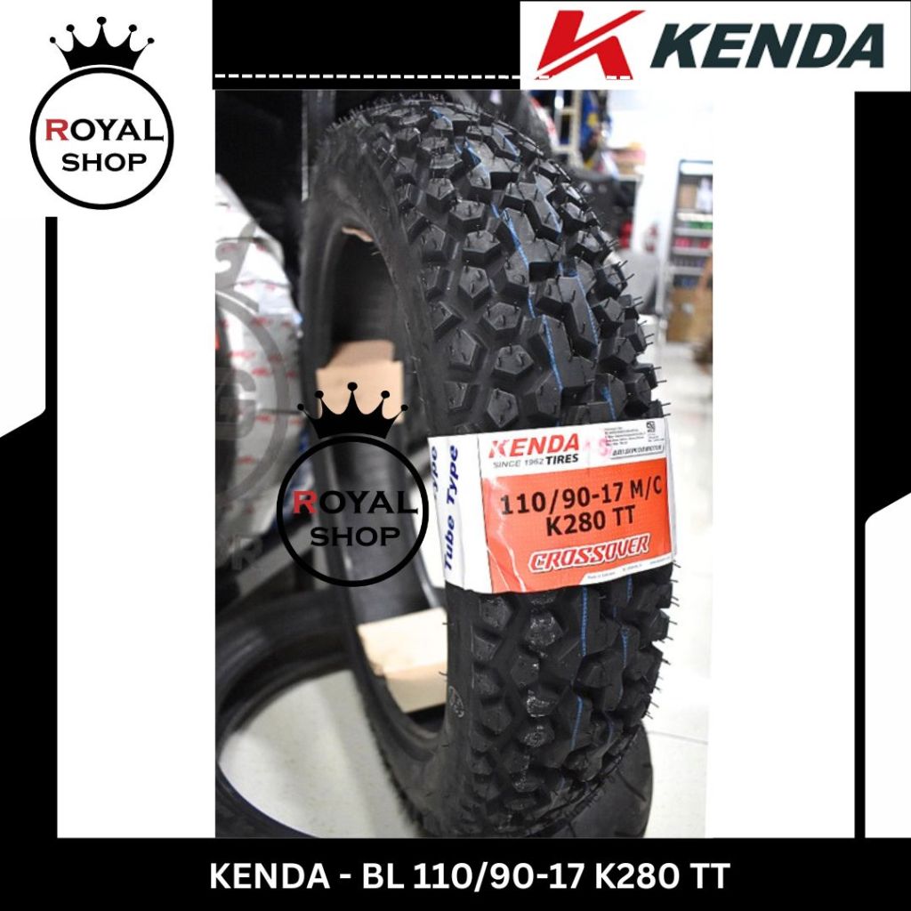 Kenda Ban Motor Dual Purpose TubeType K280 Ukuran 110 90 Ring 17