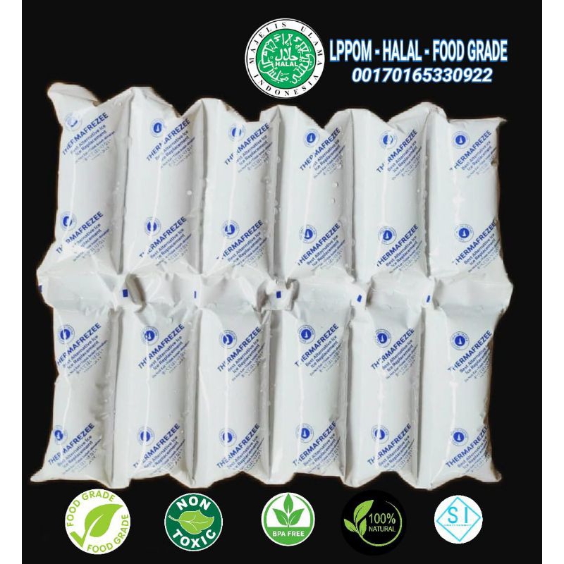 ice gel ice pack THERMAFREEZE blue ice pack gel dry ice pendingin serbaguna makanan, minuman, kompre