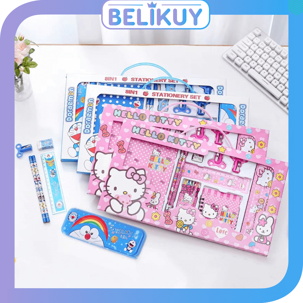 

Belikuy COD Kotak Hadiah Anak Satu Set Alat Tulis Karakter / Kado Ulang Tahun Anak STY07