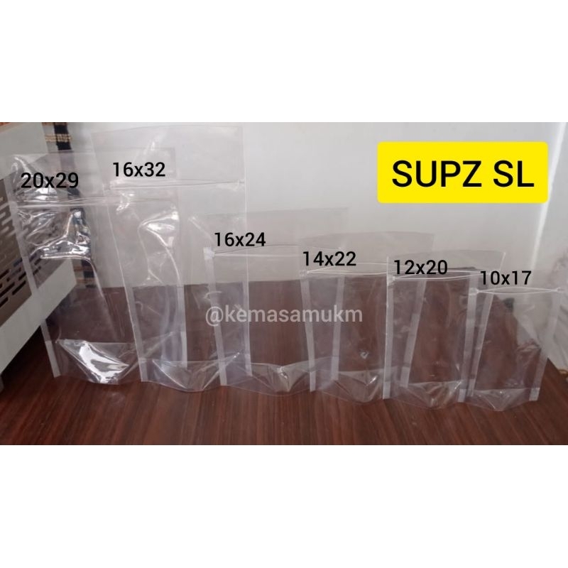 Standing Pouch Bening BluTop 16x24cm