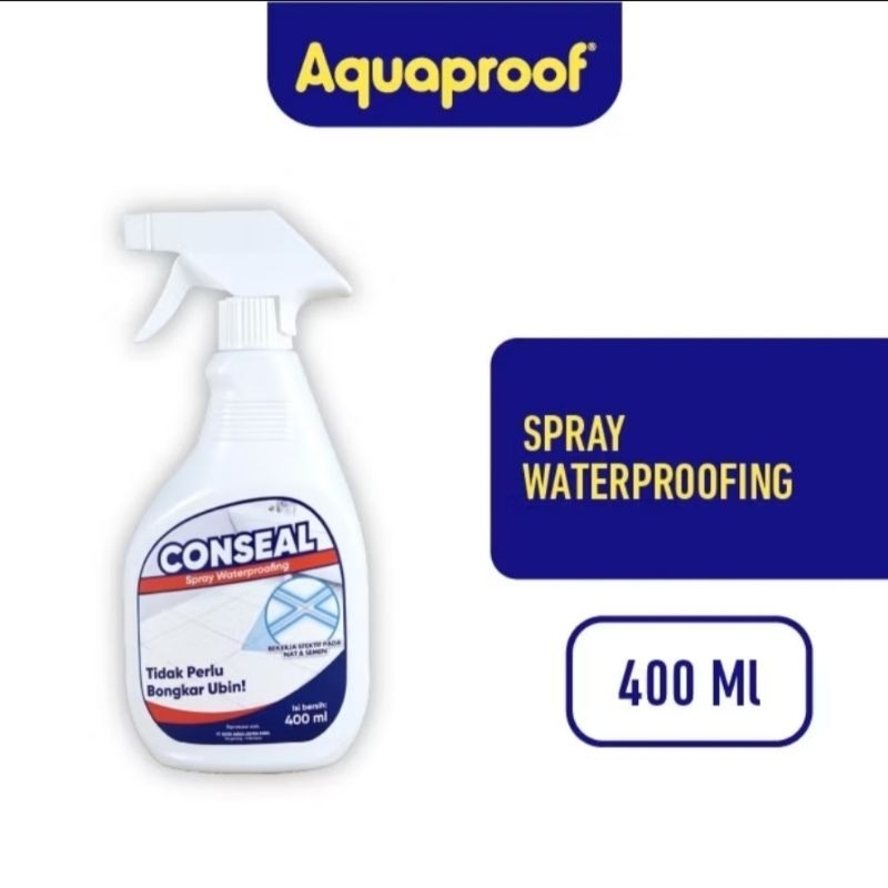 Conseal waterproofing spray anti rembes bocor nat Aquaproof 400 ml