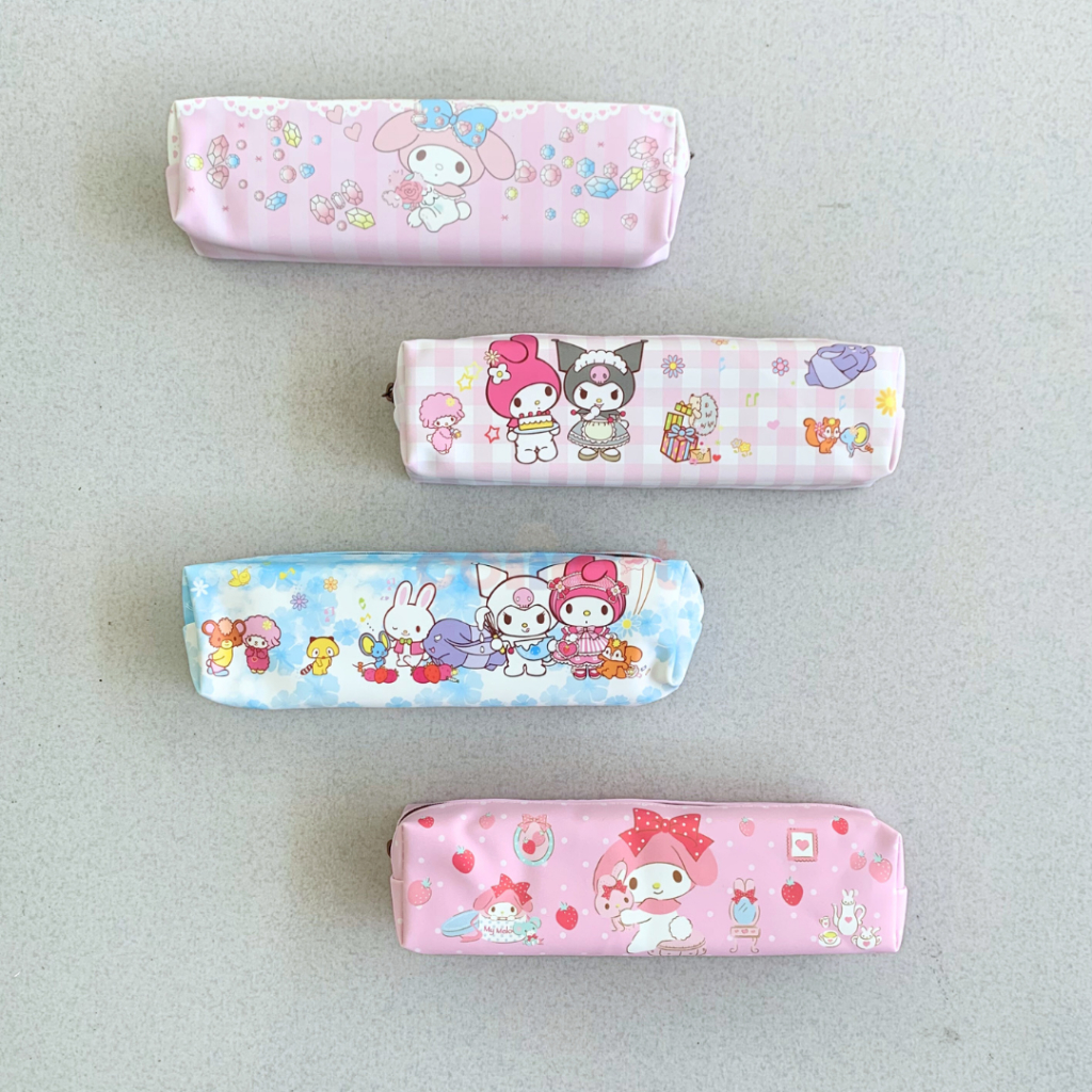 

Pencil Case 1 Ruang Sanrio Matte PC-306 - Tempat Pensil Minimalis - Waterproof Pencil Box Cute - Kotak Pensil 1 Resleting - Disgrip Tahan Air