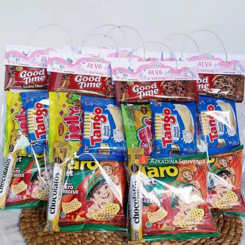 

SNACK ULANG TAHUN/GATHERING/SUNATAN/TEDHAK SITEN FREE DESIGN NAMA