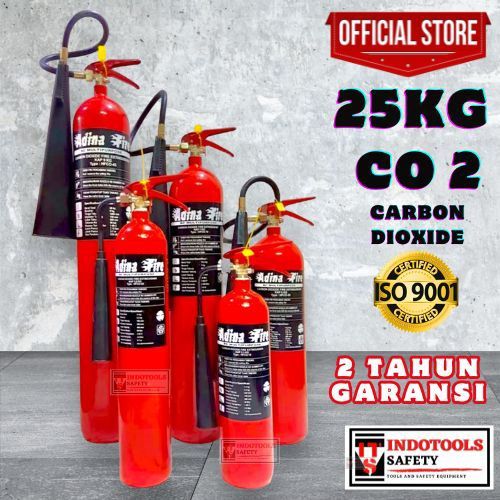 APAR 25 KG KARBONDIOKSIDA (CO2) SERTIFIKAT / SET LENGKAP