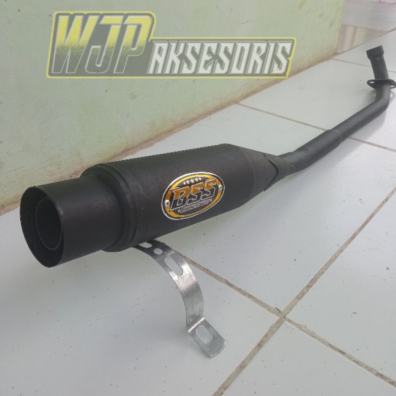 Knalpot Racing BSS original exhaust Netral Semua Motor Bebek Supra x, Jupiter z, Supra x 125, Shogun