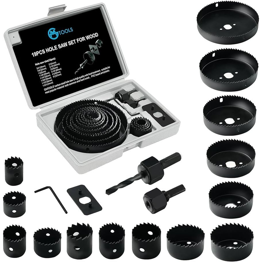 HoleSaw Kit Hole Saw Set 13 Pcs 16 pcs Mata Bor Pelubang Kayu PVC Termurah Berkualitas