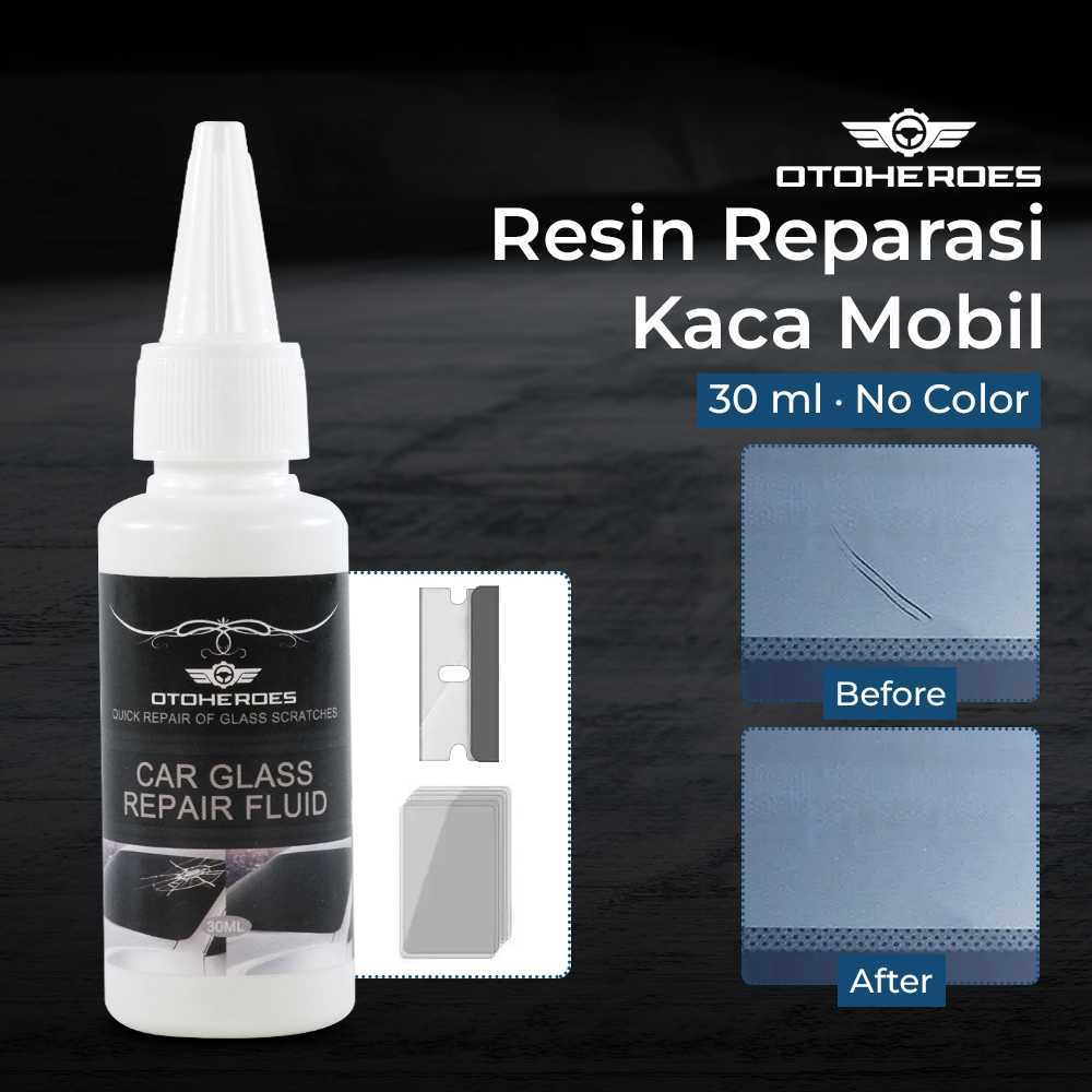 Lem Resin Alat Reparasi Kaca Mobil Cermin Mobil Retak Lecet Car Repair 30ml