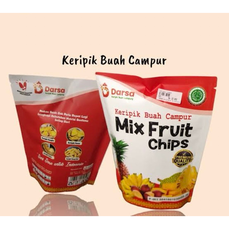 

DARSA Mix Fruit Chips (Nangka, Pisang, Nanas, Salak)