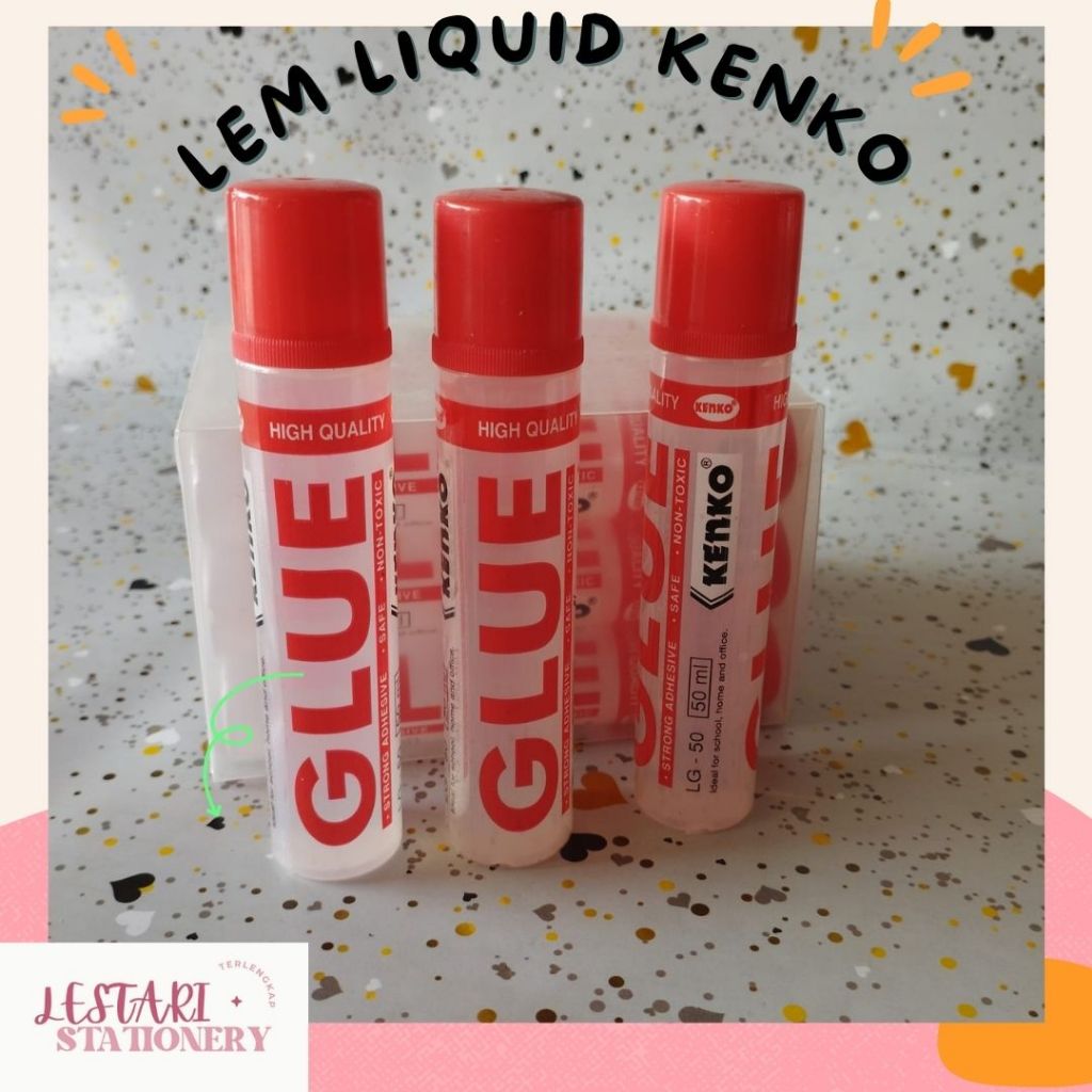 

Lem Cair Kenko LG-50 | Glue Liquid | Lem Kenko Besar | Lestari Stationery