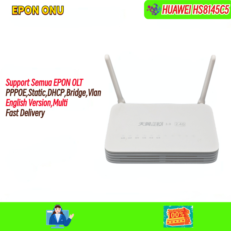 HUAWEI HS8145C5 MODEM EPON ONU ONT SUPPORT ALL OLT EPON DAN OLT BEKAS