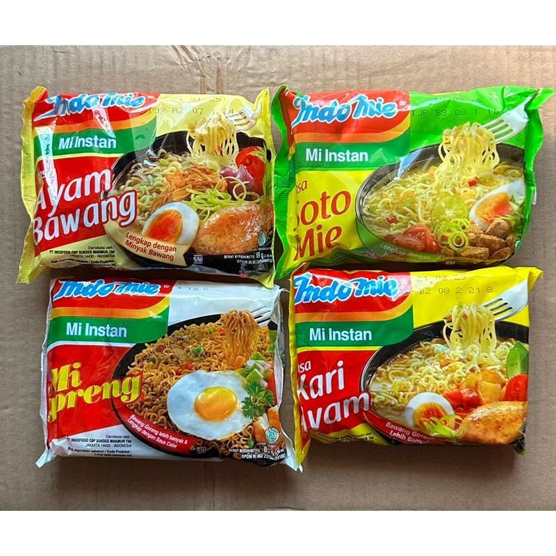 

INDOMIE - mi instan | mi goreng | kari ayam | soto mie | ayam bawang