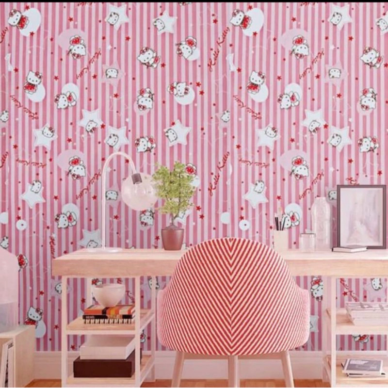Wallsticker/Dinding/StikerTembok/WallstikerTermurah/Wallstikerpromo/wallstikerAnak/hello kitty