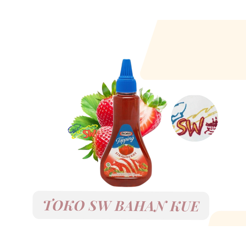 

MORIN TOPPING SAUCE / SELAI STRAWBERRY 310 GRAM