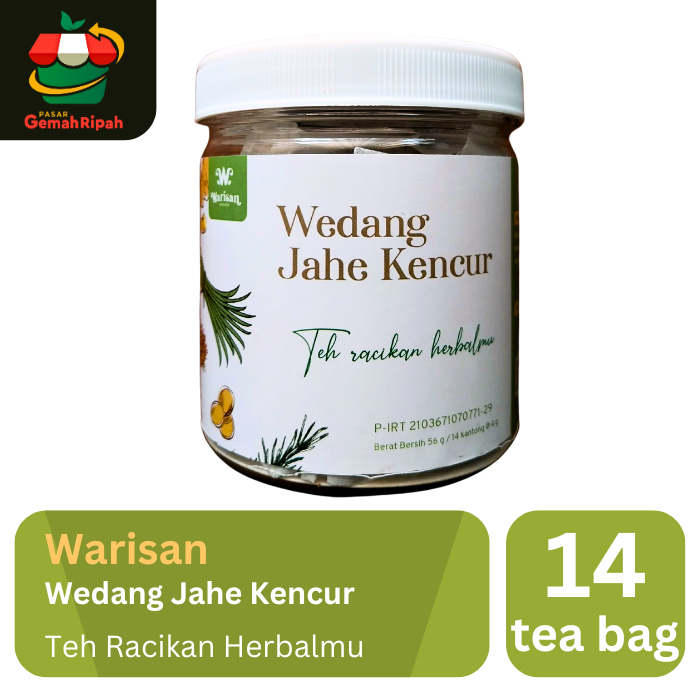 

Wedang Jahe Kencur - 14 teabag