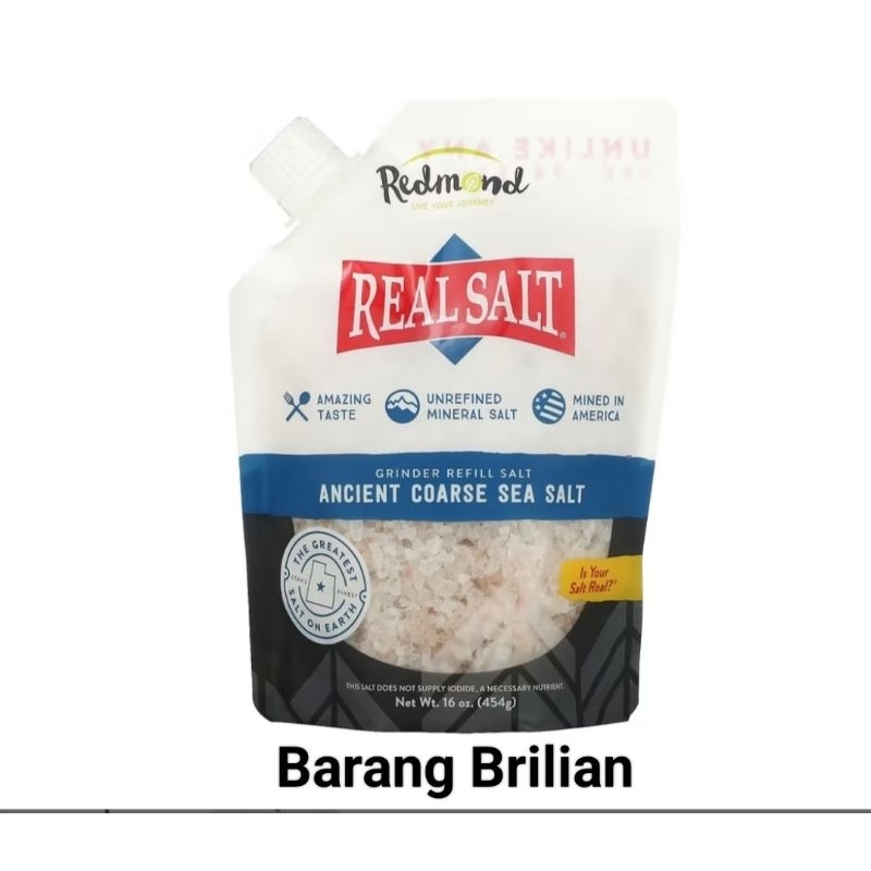 

Redmond Ancient Coarse Sea Salt Real Salt 454 Gram