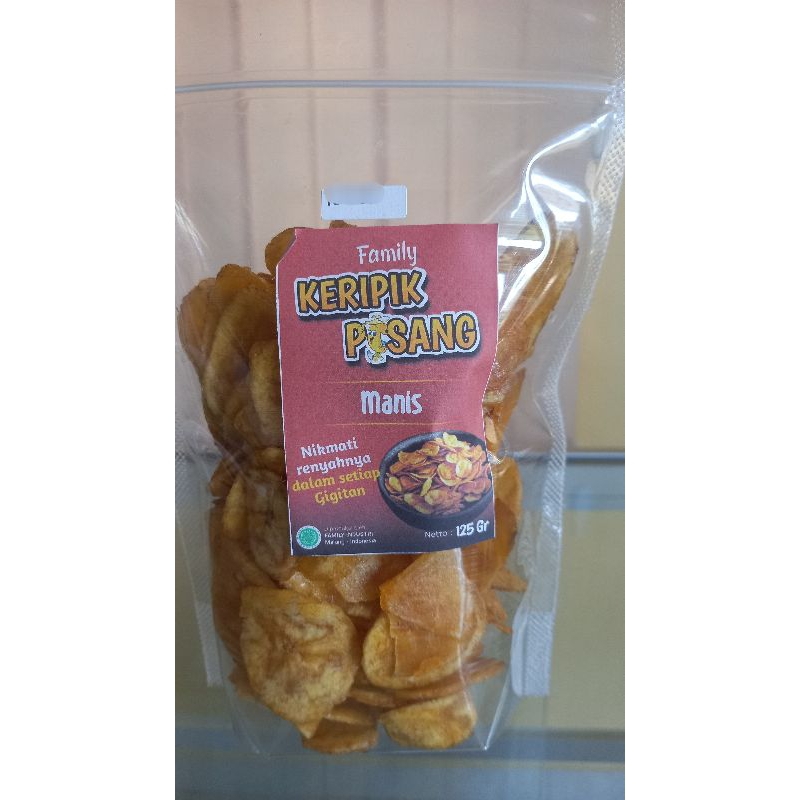 

Family Kripik Pisang Manis 125 gr