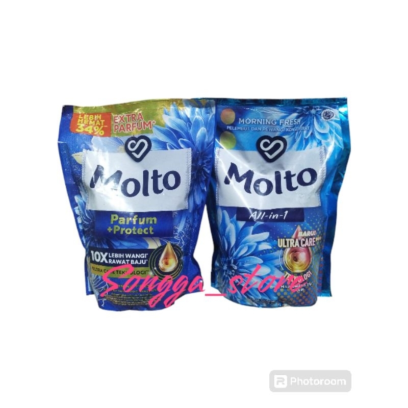 MOLTO PELEMBUT DAN PEWANGI PAKAIAN SEKALI BILAS UK 1.7 L