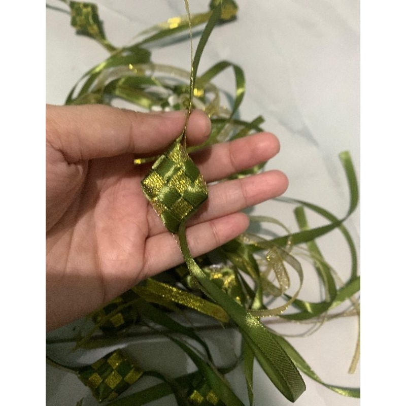 

ketupat mini pita satin