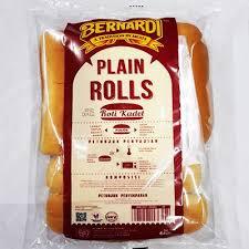 

Bernardi Roti Hotdog isi 6s Bernardi plain Rolls