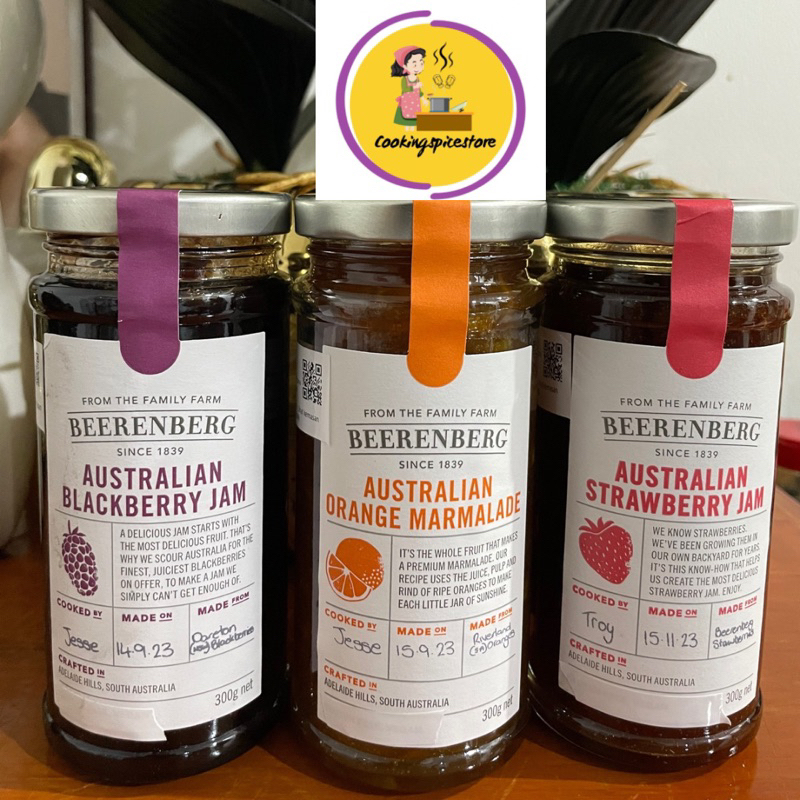 

Beerenberg Jams / Selai Buah / selai import / Selai enak
