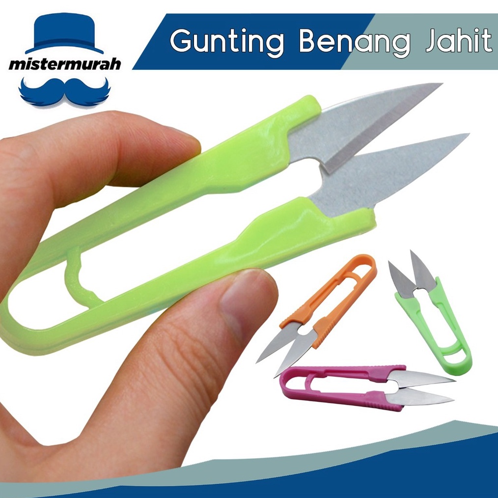 

SIAP KIRIM GAN Gunting Mini Tajam Pemotong Benang Jahit Cekris Alat Potong Kain Bahan