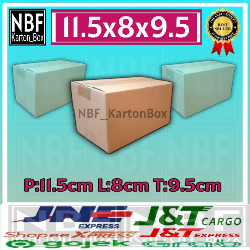 

KartonBox 11.5x8x9.5 cm,Kardus Packing Serbaguna,Pembungkus Paket dll.