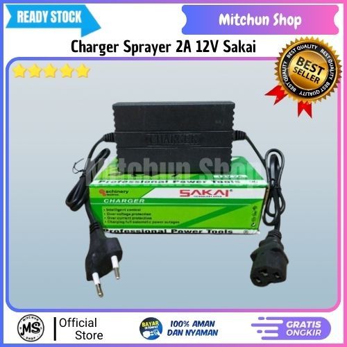 CHARGER SPRAYER ELEKTRIK 2A 12V SAKAI |Casan Tangki Sprayer Elektrik |Charger Sprayer Tangki Semprot
