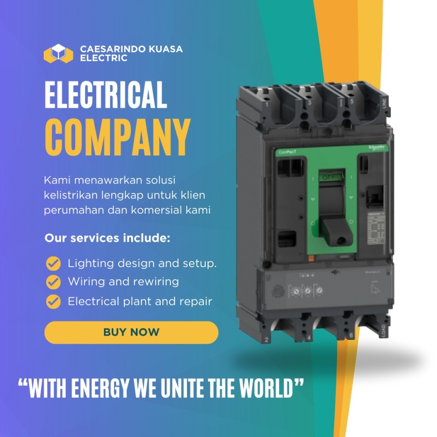 BREAKER 630A 50KA 3P SCHNEIDER NSX630N / MCCB 630AMPER 3PAS SNEIDER