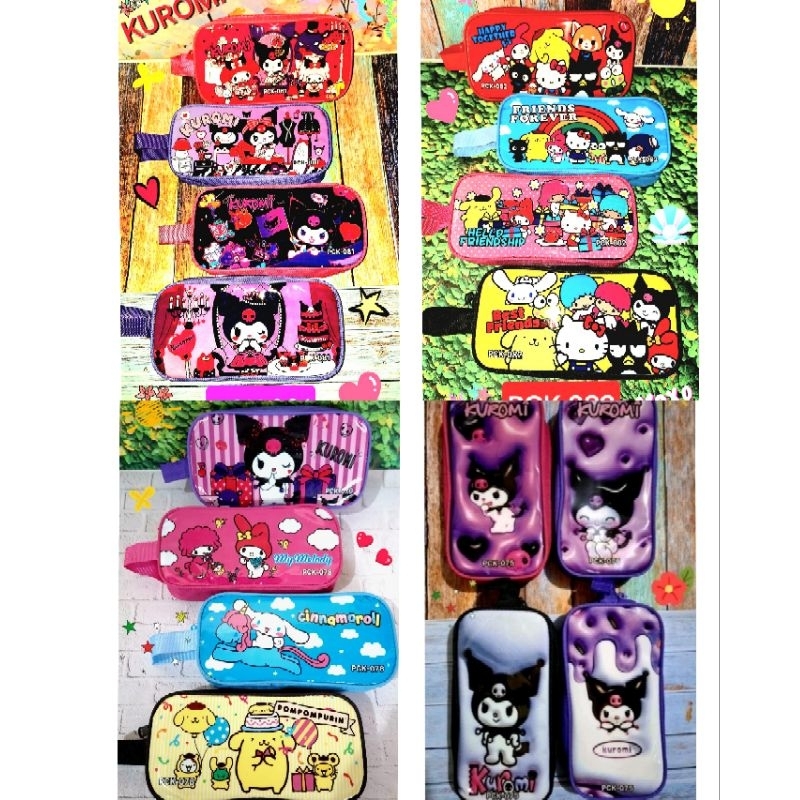 

Pencil Case Kotak Pensil kain Resleting Kuromi pck 075 pck078 pck081 pck082
