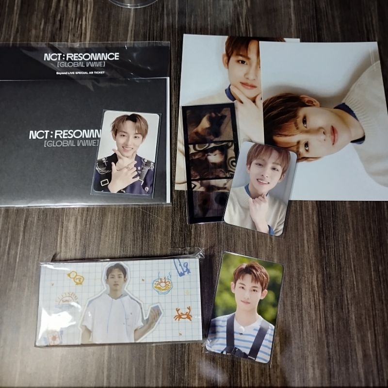 flipbook wayvision winwin & ar ticket set resonance nct 2020 & photopack winwin wayv our home set pc