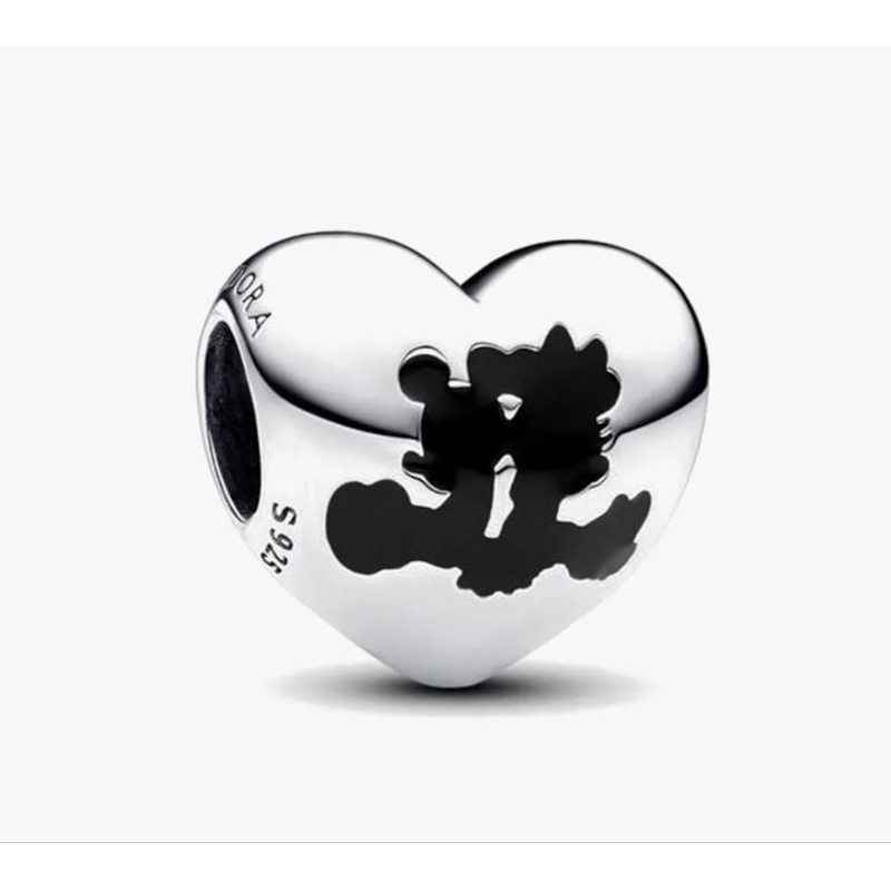 Disney Mickey and minnie heart charm Pandora Authentic